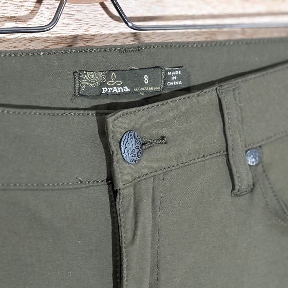 Prana Olive Green Athleisure Pants - Picture 4 of 10